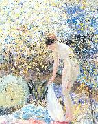 Frieseke, Frederick Carl Cherry Blossoms painting